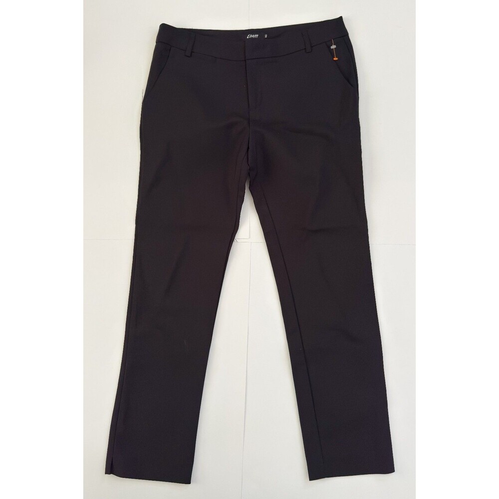 Etam Women's Black Cotton Dress Pants Size 40 US 8